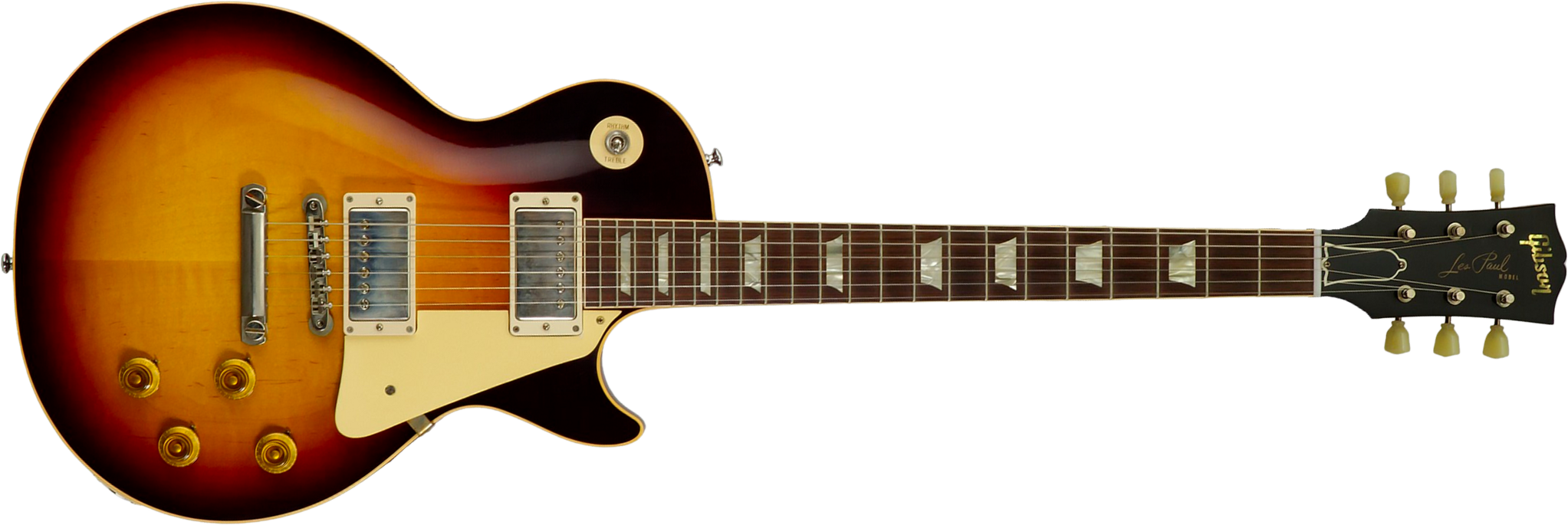 Gibson Custom Shop Les Paul Standard 1958 Reissue 2h Th Rw #831395 - Murphy Lab Ultra Light Aged Bourbon Burst - Single cut gitaar - Main picture