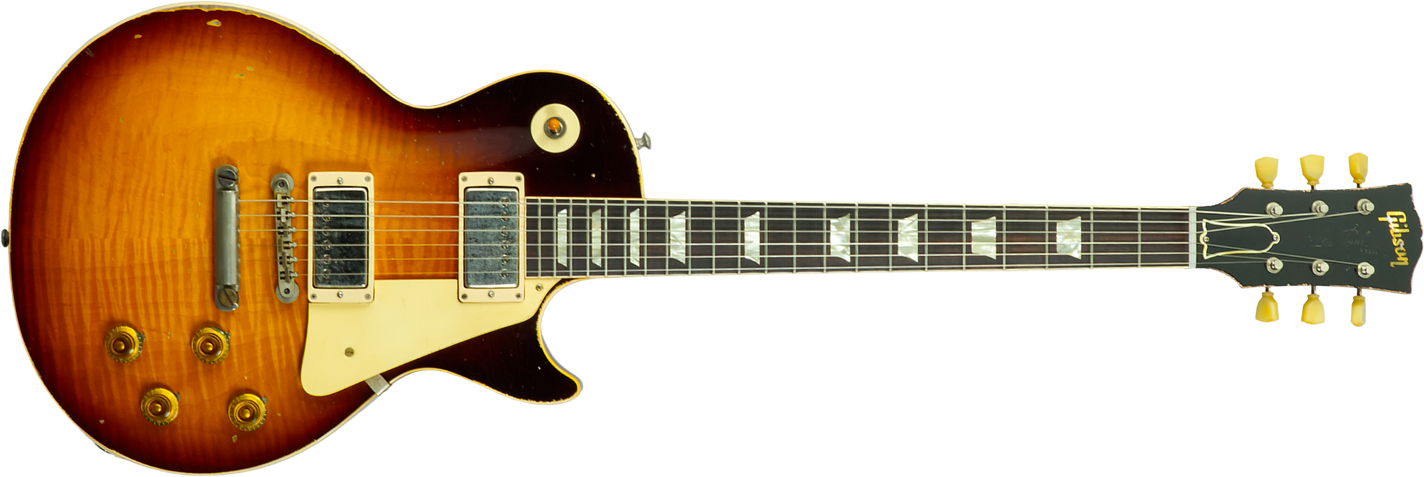 Gibson Custom Shop Les Paul Standard 1959 2h Ht Rw #961232 - Murphy Lab Aged Tobacco Sunburst - Single cut gitaar - Main picture
