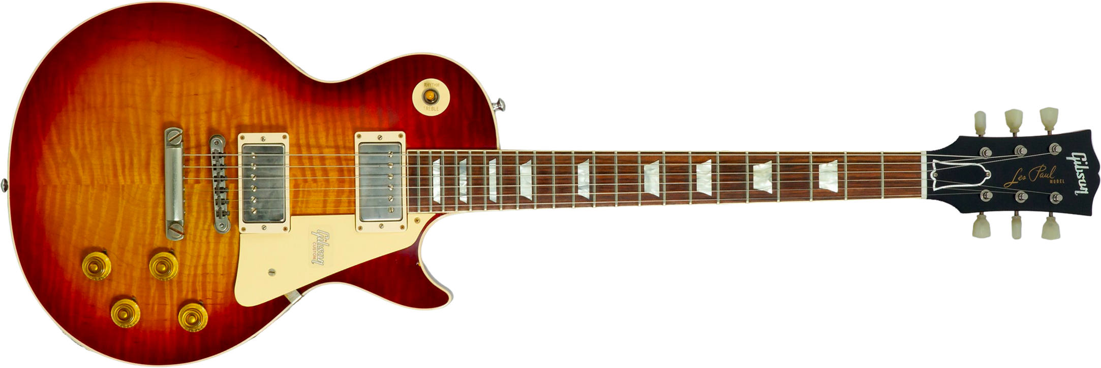 Gibson Custom Shop Les Paul Standard 1959 2h Ht Rw #982048 - Vos Vintage Cherry Sunburst - Single cut gitaar - Main picture