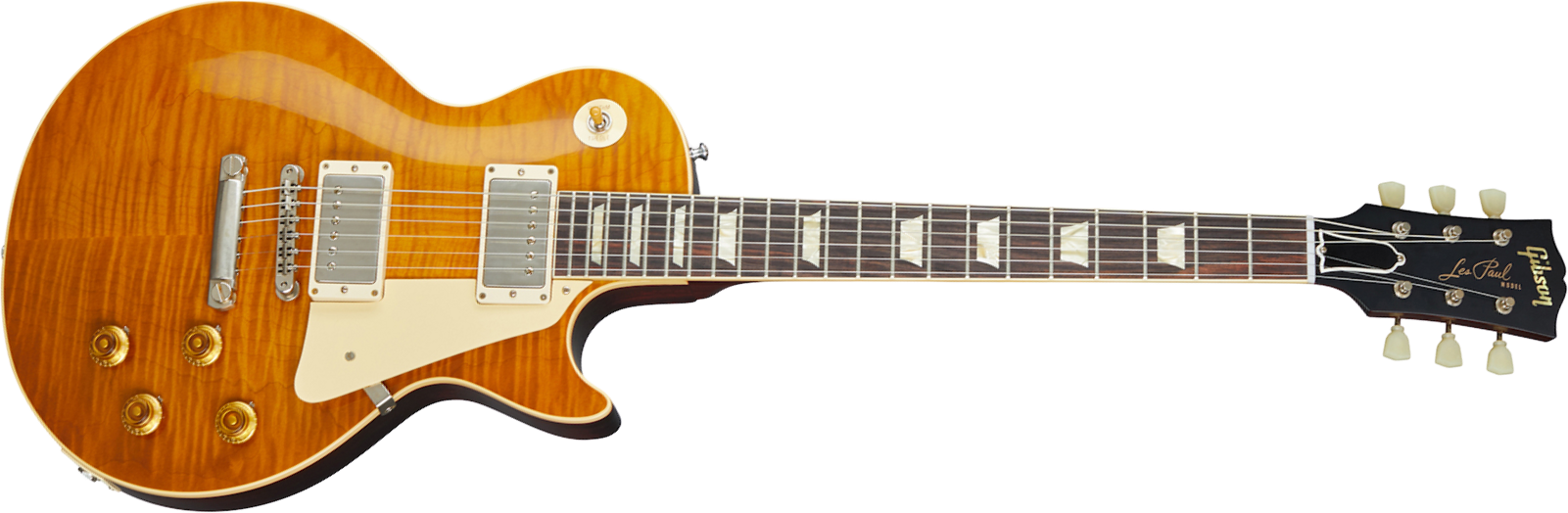 Gibson Custom Shop Les Paul Standard 1959 Reissue 2020 2h Ht Rw - Vos Dirty Lemon - Enkel gesneden elektrische gitaar - Main picture