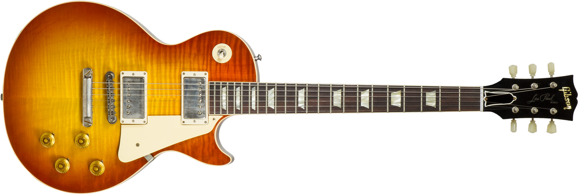 Gibson Custom Shop Les Paul Standard 1960 V1 60th Anniversary #001496 - Vos Antiquity Burst - Enkel gesneden elektrische gitaar - Main picture