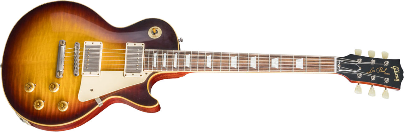 Gibson Custom Shop Les Paul Standard Burstdriver 2h Ht Rw #871302 - Vos Havana Fade - Enkel gesneden elektrische gitaar - Main picture