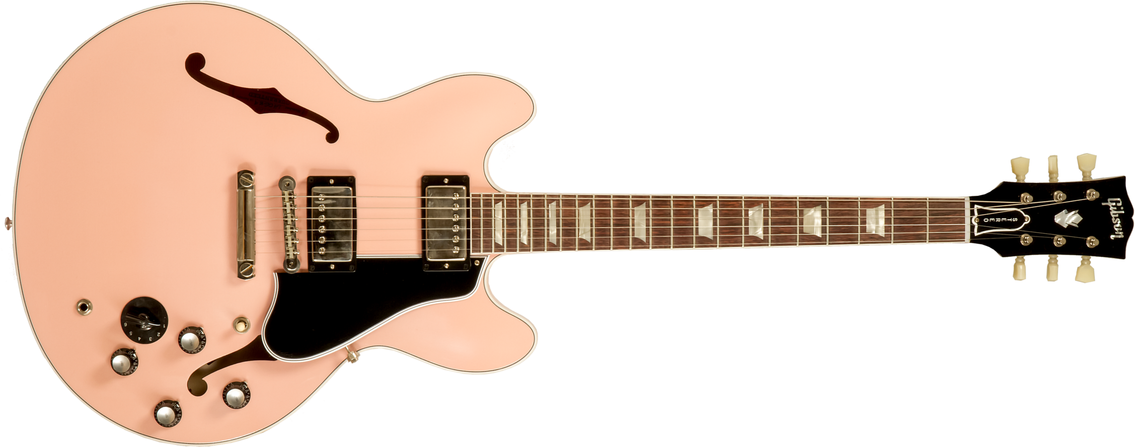 Gibson Custom Shop M2m Es345 1964 2h Ht Rw #140689 - Vos Antique Shell Pink - Semi hollow elektriche gitaar - Main picture