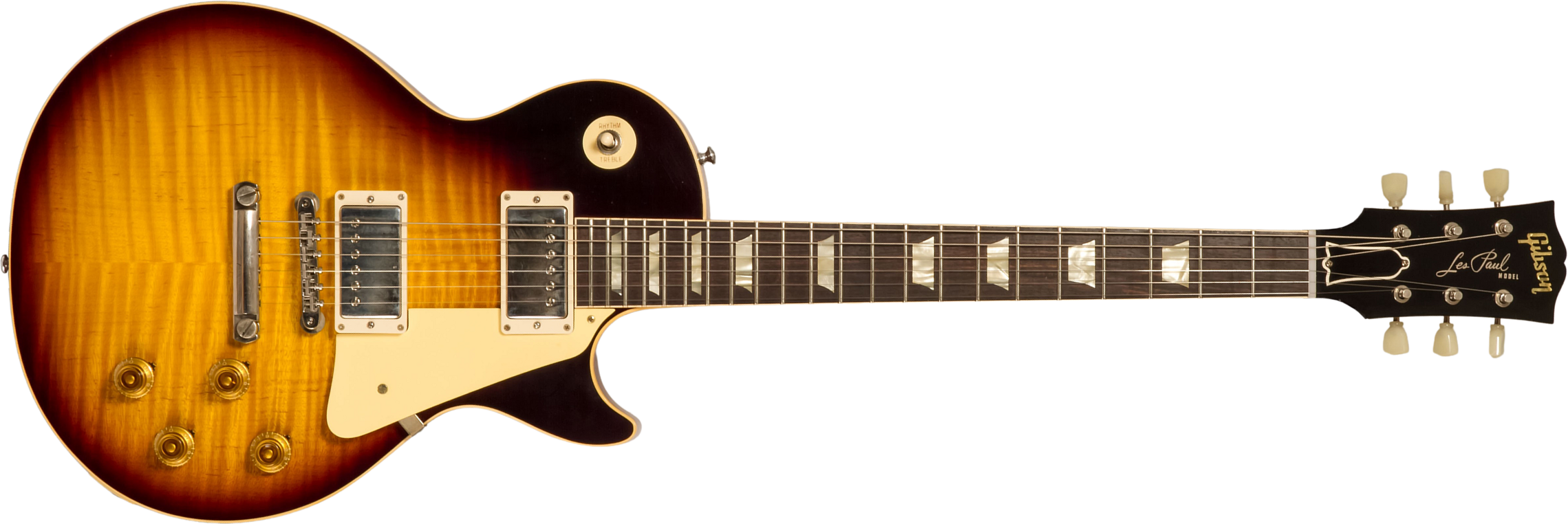 Gibson Custom Shop M2m Les Paul Standard 1959 2h Ht Rw #932147 - Murphy Lab Ultra Light Aged Kindred Burst - Enkel gesneden elektrische gitaar - Main 