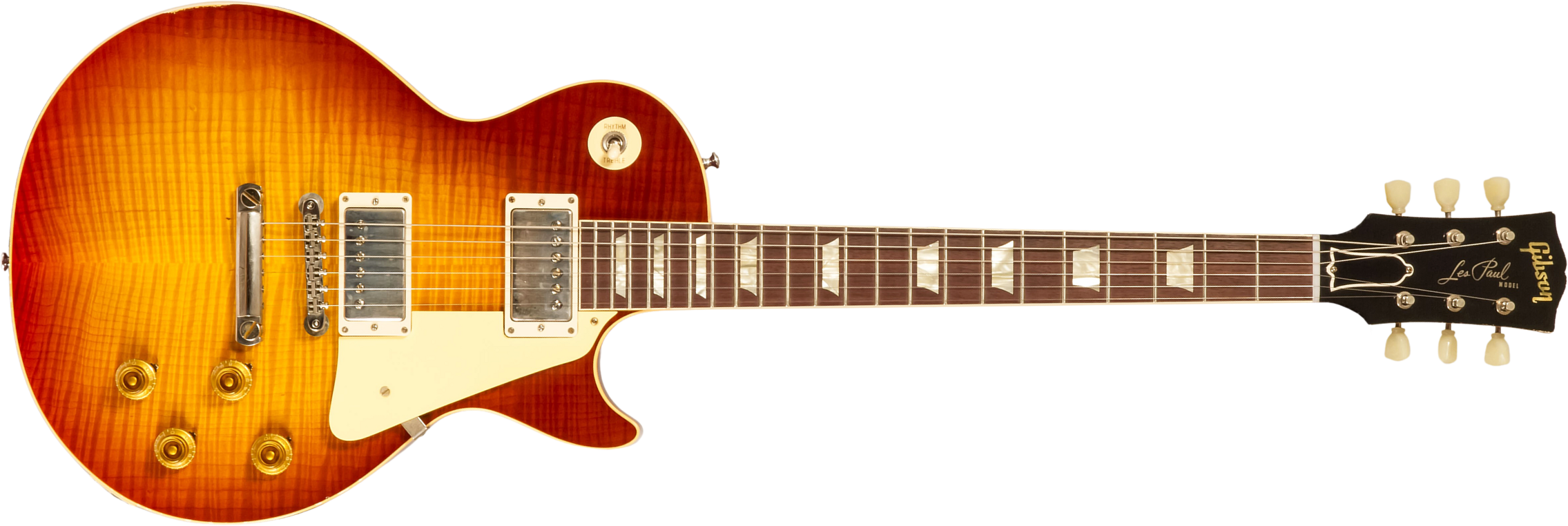 Gibson Custom Shop M2m Les Paul Standard 1959 2h Ht Rw #932609 - Murphy Lab Light Aged Royal Tea Burst - Enkel gesneden elektrische gitaar - Main pict