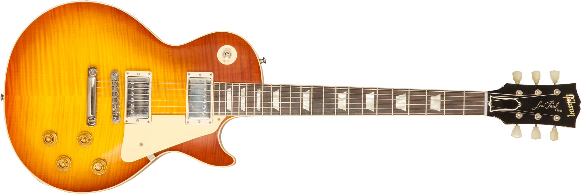 Gibson Custom Shop M2m Les Paul Standard 1959 2h Ht Rw #94898 - Murphy Lab Light Aged Royal Tea Burst - Enkel gesneden elektrische gitaar - Main pictu