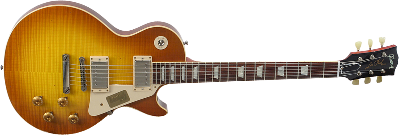 Gibson Custom Shop M2m Les Paul Standard 1959 Reissue 2h Ht Rw #942988 - Aged Iced Tea - Enkel gesneden elektrische gitaar - Main picture