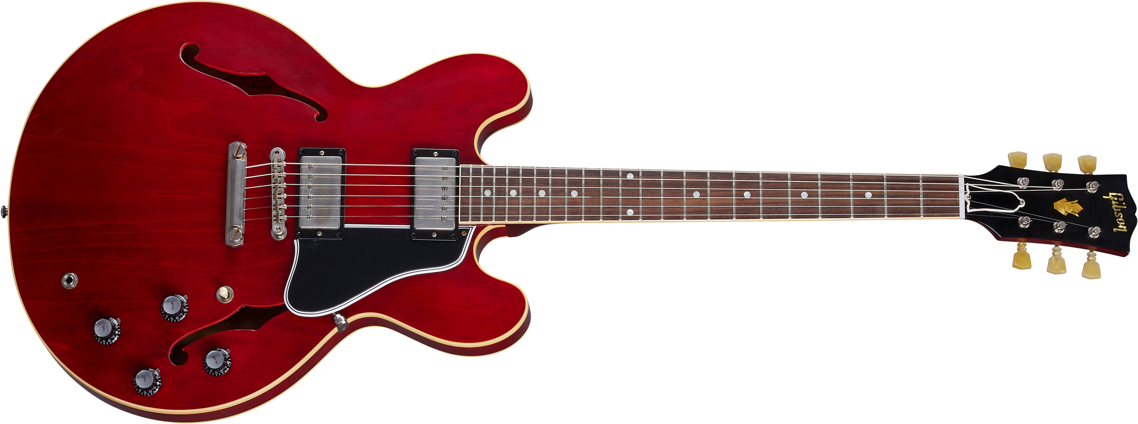 Gibson Custom Shop Murphy Lab Es-335 1961 Reissue 2h Ht Rw - Ultra Light Aged Sixties Cherry - Semi hollow elektriche gitaar - Main picture