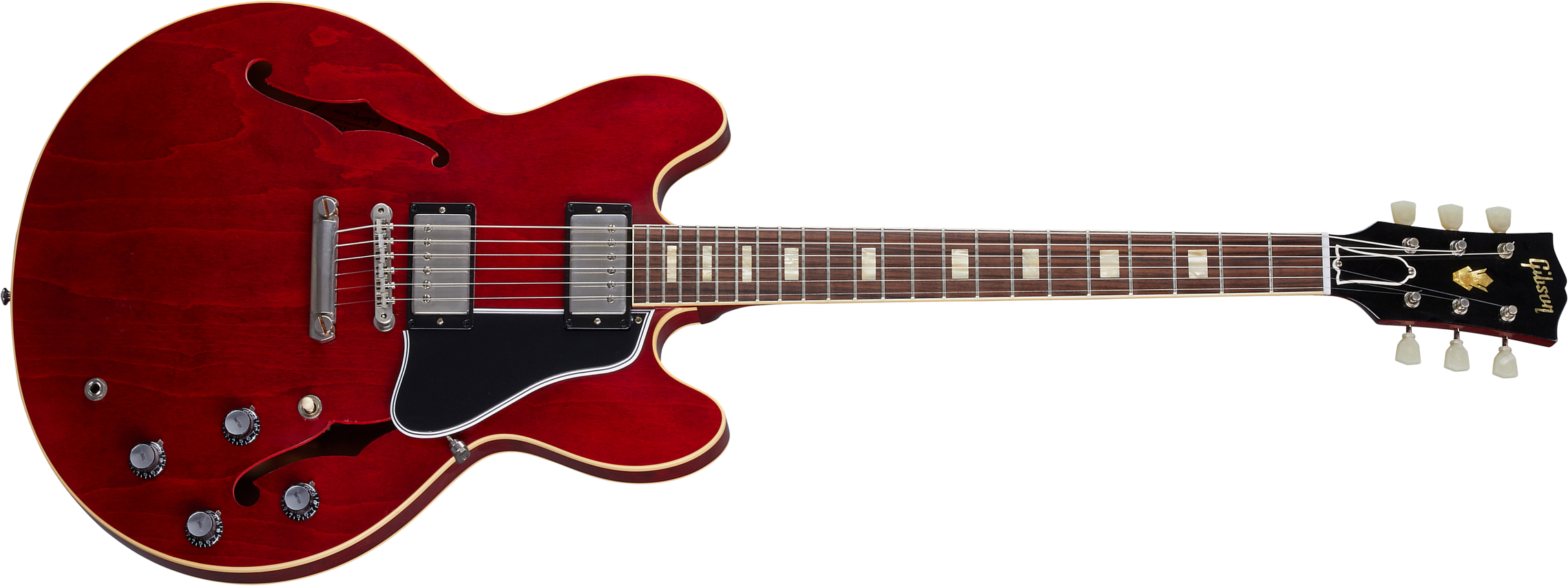 Gibson Custom Shop Murphy Lab Es-335 1964 Reissue 2h Ht Rw - Ultra Light Aged Sixties Cherry - Semi hollow elektriche gitaar - Main picture