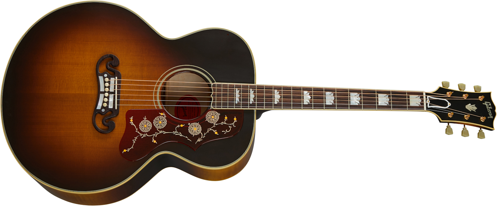 Gibson Custom Shop Sj-200 1957 Super Jumbo Epicea Erable Rw - Vos Vintage Sunburst - Westerngitaar & electro - Main picture