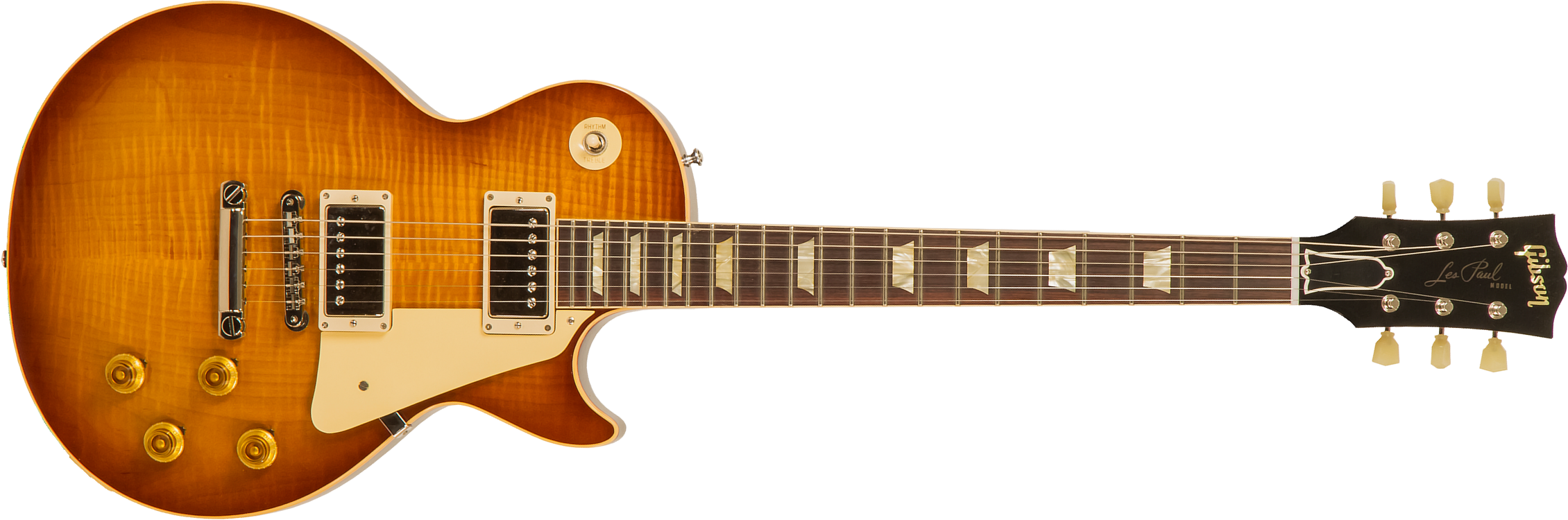 Gibson Custom Shop Standard Historic Les Paul Standard 1959 2h Ht Rw - Gloss Lemonburst - Enkel gesneden elektrische gitaar - Main picture