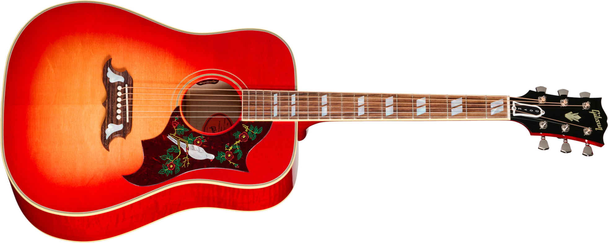 Gibson Dove Original (baggs Hifi Dna) Dreadnought Epicea Erable Rw - Vintage Cherry Sunburst - Folk gitaar - Main picture