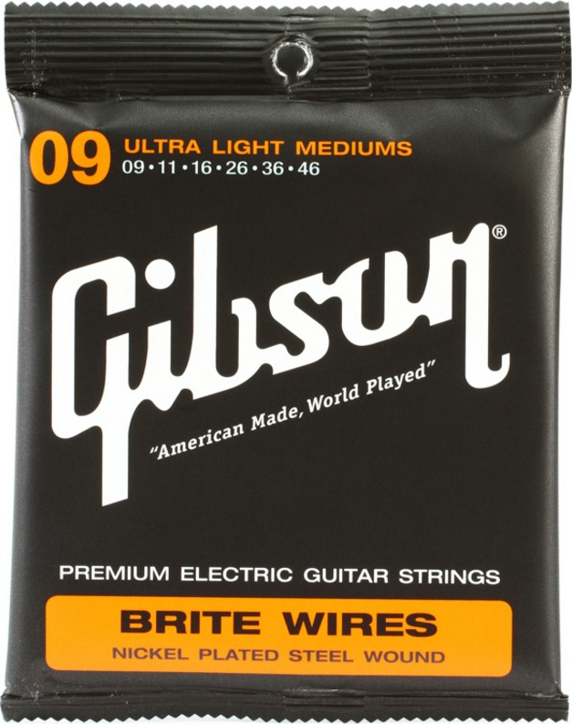 Gibson Jeu De 6 Cordes Electric (6) Brite Wires Seg-700ulmc 09-46 - Elektrische gitaarsnaren - Main picture