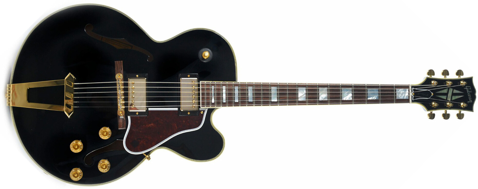 Gibson Es-275 Custom 2018 Ltd - Ebony - Hollow bodytock elektrische gitaar - Main picture