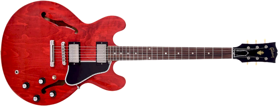 Gibson Es-335 1961 Kalamazoo Historic 2019 2h Ht Rw - Gloss Sixties Cherry - Semi hollow elektriche gitaar - Main picture