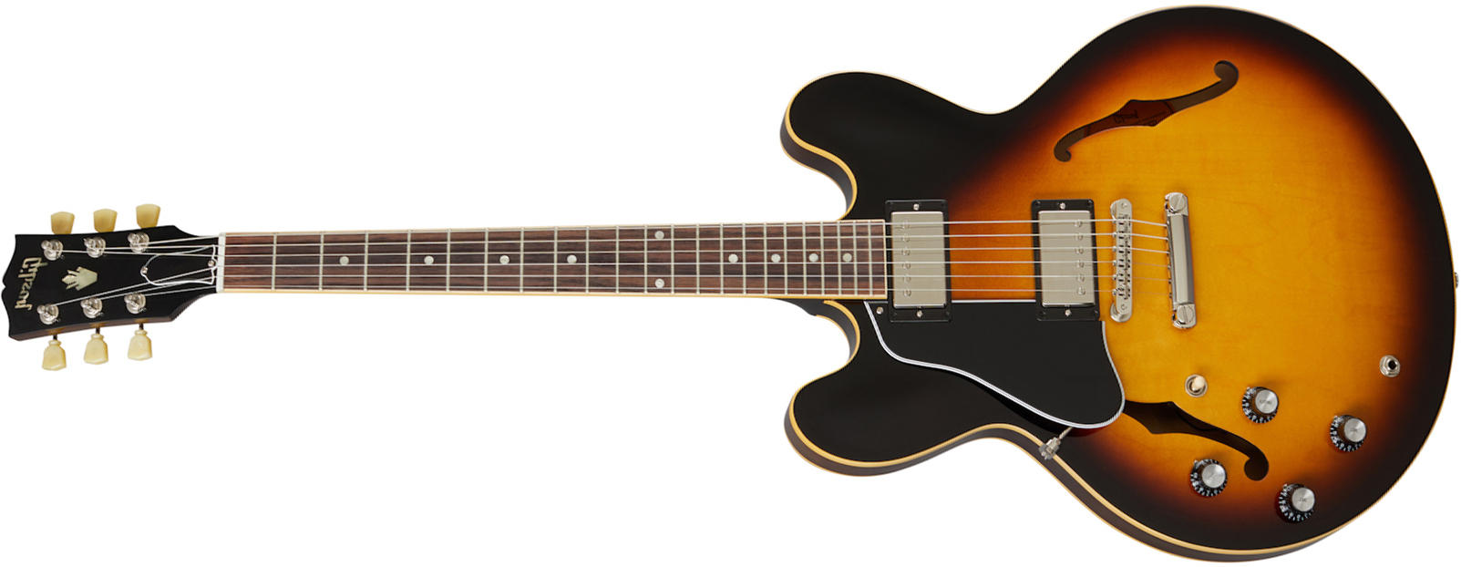 Gibson Es-335 Dot Lh Original 2020 Gaucher 2h Ht Rw - Vintage Burst - Linkshandige elektrische gitaar - Main picture