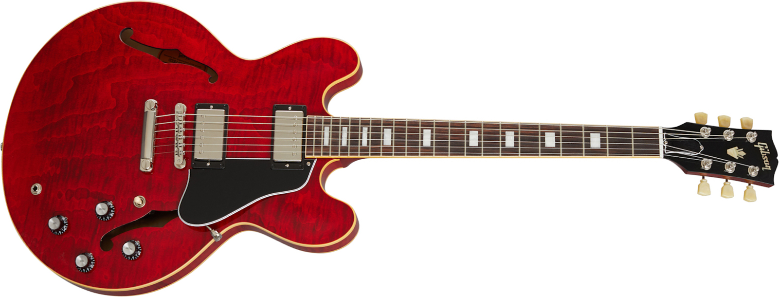 Gibson Es-335 Figured Original 2020 2h Ht Rw - Sixties Cherry - Semi hollow elektriche gitaar - Main picture