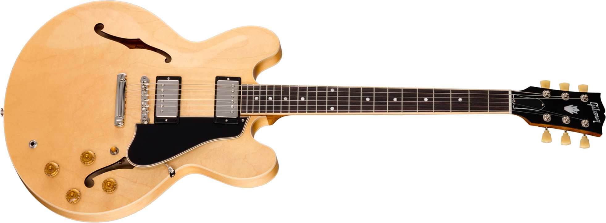 Gibson Es335 50s Usa 2h Ht Rw - Vintage Natural - Semi hollow elektriche gitaar - Main picture