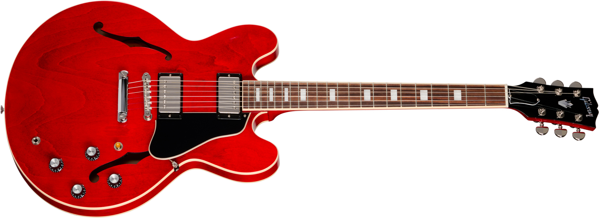 Gibson Es335 60s Usa 2h Ht Rw - Sixties Cherry - Semi hollow elektriche gitaar - Main picture