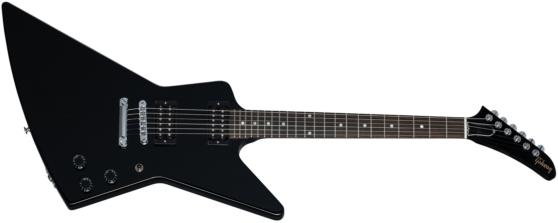 Gibson Explorer 80s 2h Ht Rw - Ebony - Metalen elektrische gitaar - Main picture