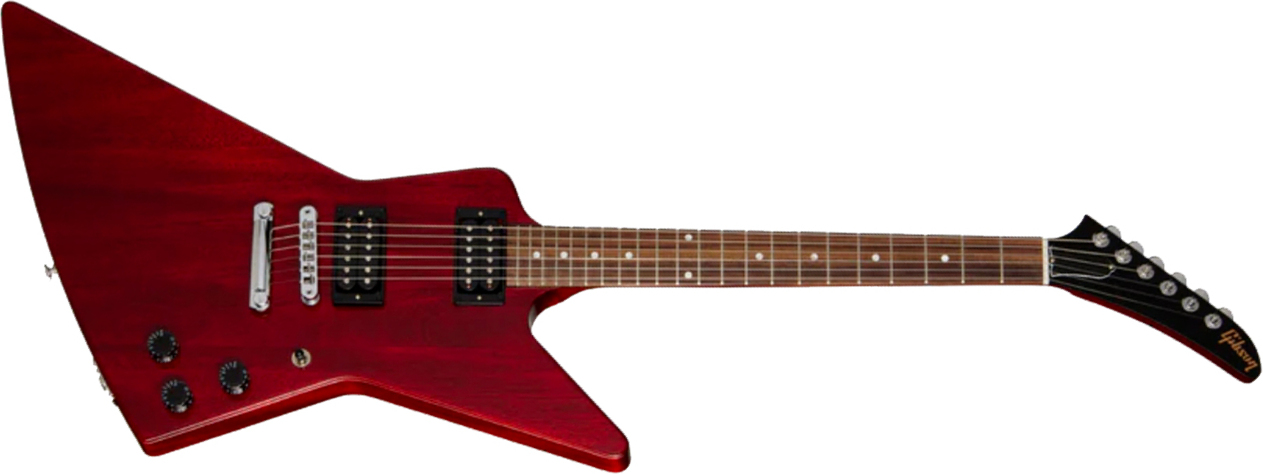 Gibson Explorer 80s 2h Ht Rw - Cherry - Metal elektrische gitaar - Main picture
