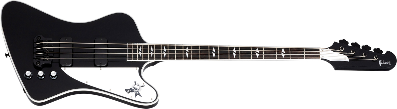 Gibson Gene Simmons Thunderbird G2 Signature Eb - Ebony - Solid body elektrische bas - Main picture