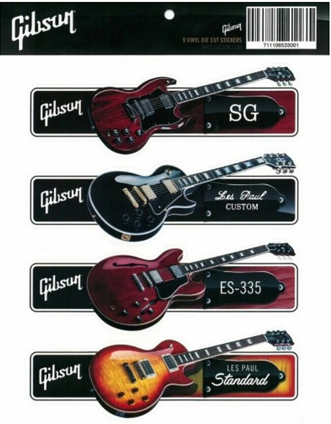 Gibson Guitar Sticker Pack 2018 - Plakkers - Main picture
