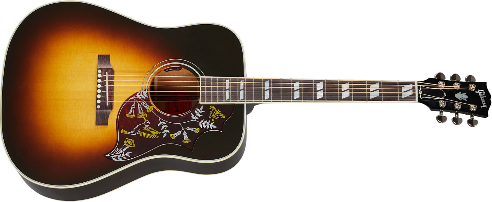 Gibson Hummingbird Standard Modern Dreadnought Epicea Acajou Rw - Vintage Sunburst - Elektro-akoestische gitaar - Main picture