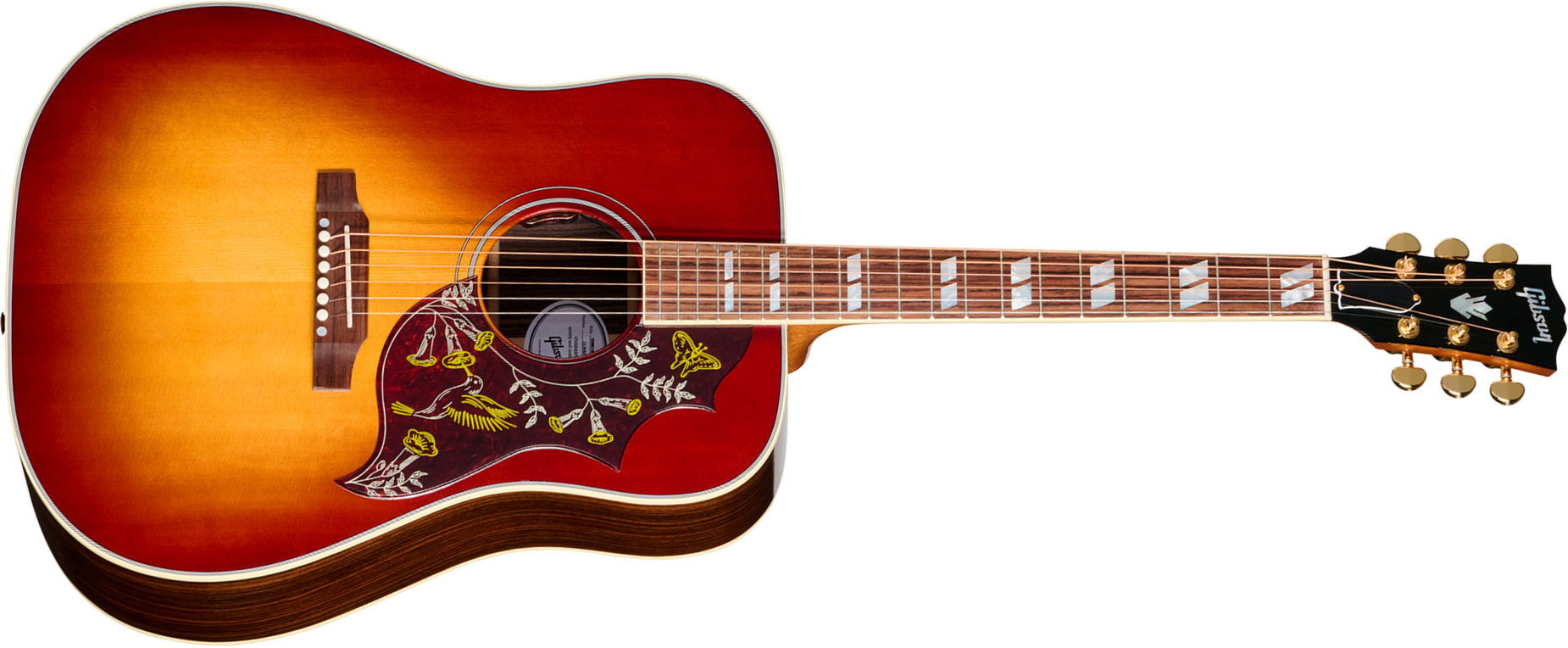 Gibson Hummingbird Standard Rosewood (baggs Hifi Dna) Dreadnought Epicea Palissandre Rw - Rosewood Burst - Folk gitaar - Main picture