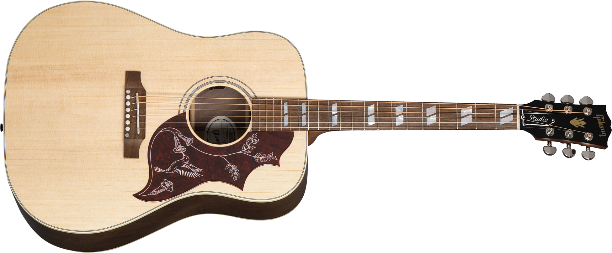 Gibson Hummingbird Studio Walnut Modern 2024 Dreadnought Epicea Noyer Noy - Satin Natural - Volksgitaar - Main picture