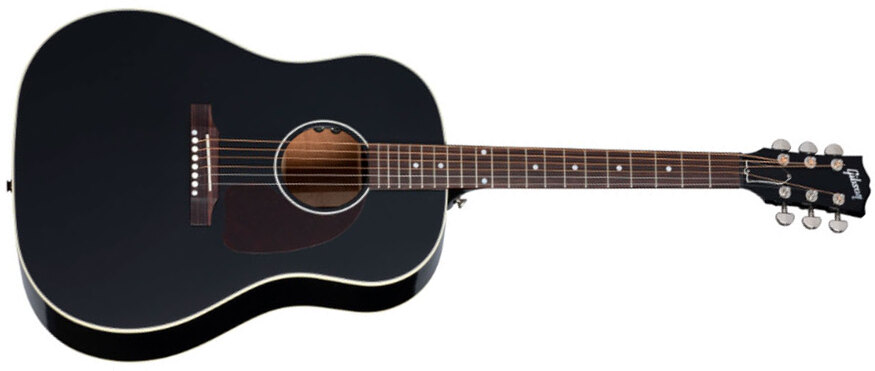 Gibson J-45 Standard Modern Dreadnought Epicea Acajou Rw - Ebony - Volksgitaar - Main picture