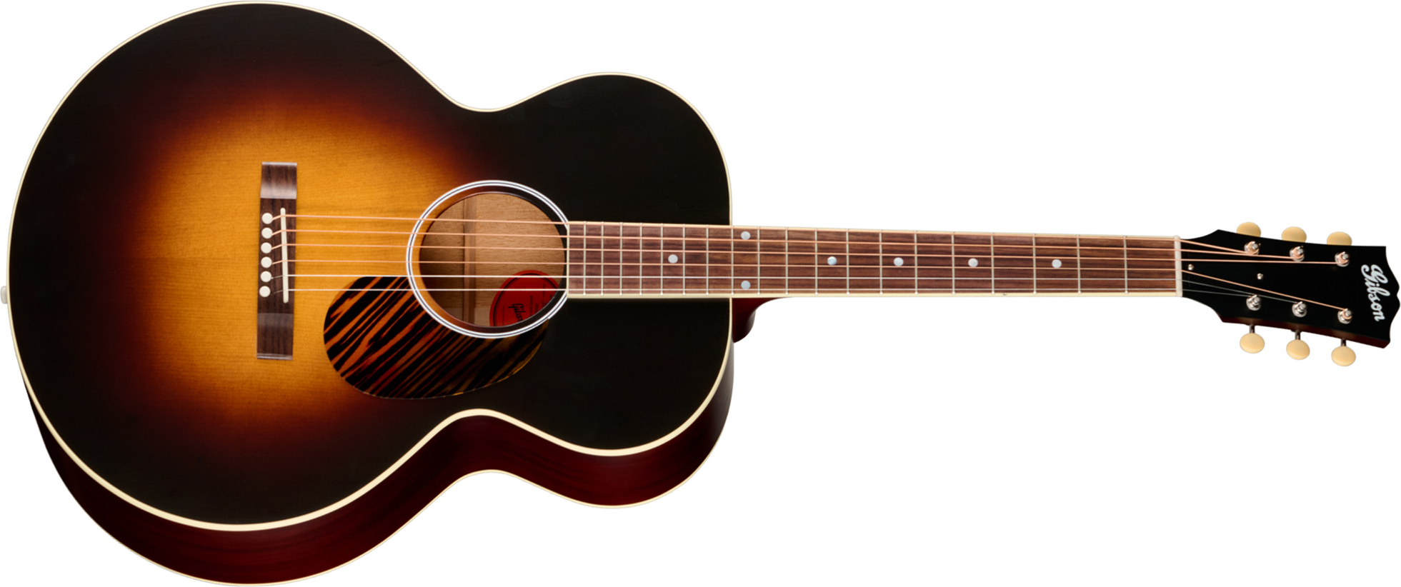 Gibson J185 Century 12-fret Jumbo Shsc Epicea Acajou Rw - Vintage Sunburst Satin - Folk gitaar - Main picture