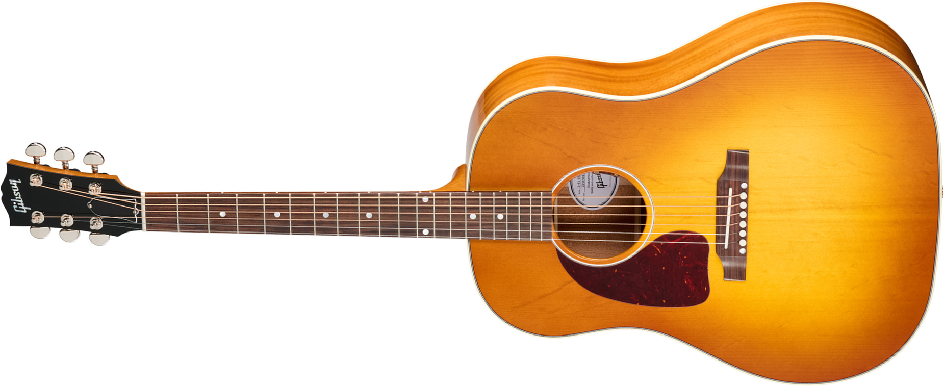 Gibson J45 Standard Lh (baggs Hifi Dna) Dreadnought Gaucher Epicea Acajou Rw - Heritage Cherry Sunburst - Folk gitaar - Main picture
