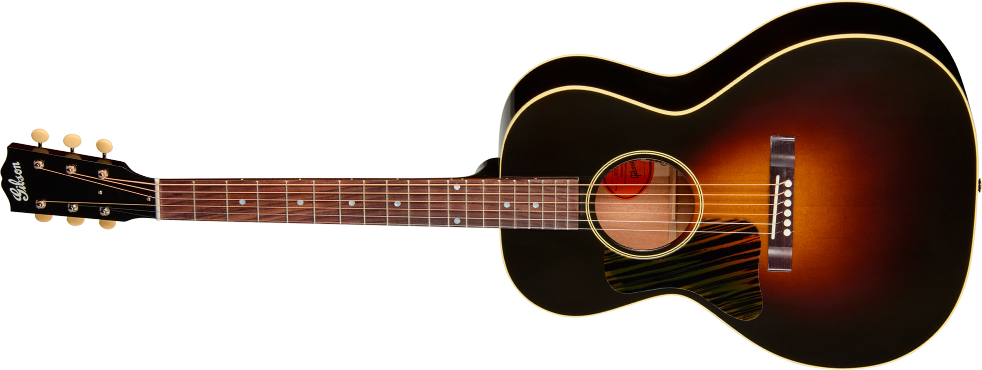 Gibson L00 Original Lh (baggs Hifi Dna) Parlor Shsc Gaucher Epicea Acajou Rw - Vintage Sunburst - Linkshandige folkgitaar - Main picture