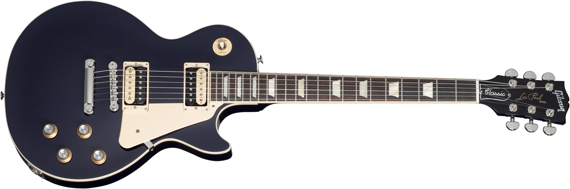 Gibson Les Paul Classic Modern Usa 2h Burstbucker 61 Ht Rw - Deep Purple - Single cut gitaar - Main picture