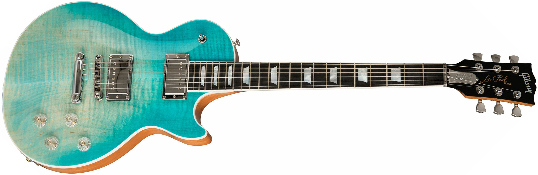 Gibson Les Paul Hp-ii High Performance 2019 Hh Ht Rw - Seafoam Fade - Enkel gesneden elektrische gitaar - Main picture