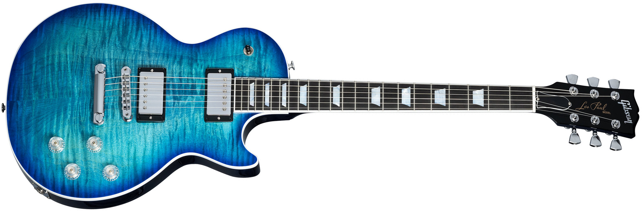 Gibson Les Paul Modern Figured 2h Ht Rw - Cobalt Burst - Enkel gesneden elektrische gitaar - Main picture