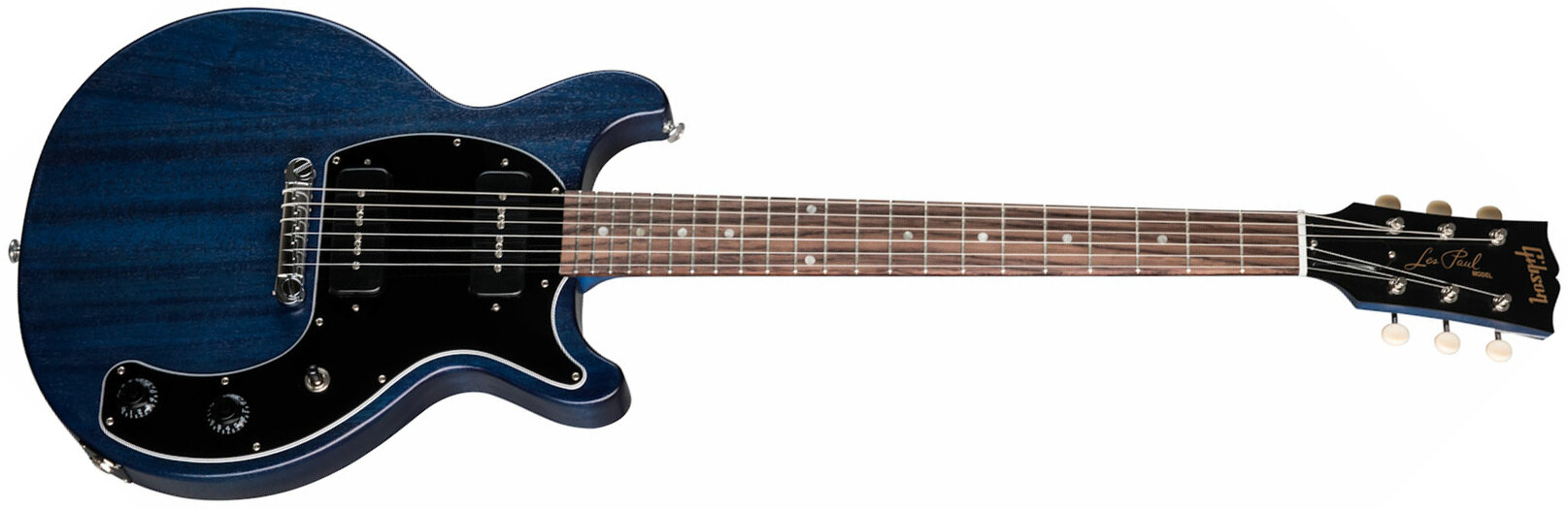 Gibson Les Paul Special Tribute Dc Modern P90 - Blue Stain - Guitarra eléctrica de doble corte. - Main picture