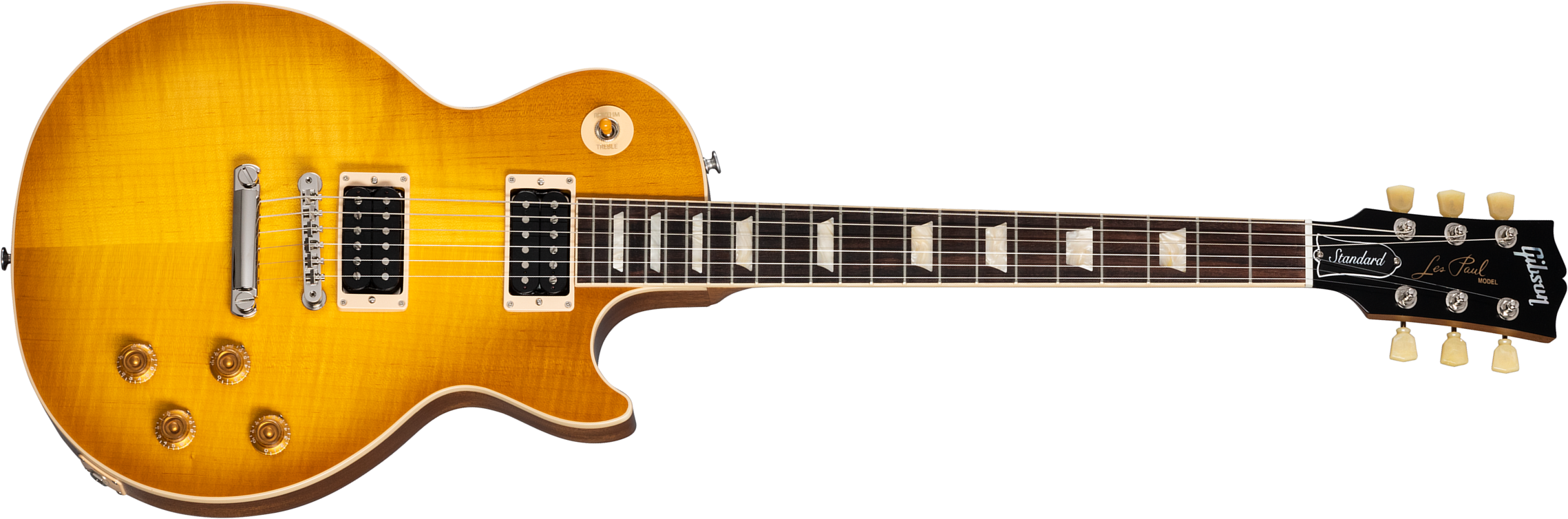 Gibson Les Paul Standard 50s Faded 2024 2h Ht Rw - Vintage Honey Burst - Enkel gesneden elektrische gitaar - Main picture