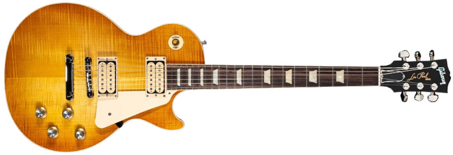 Gibson Les Paul Standard 60s Double Trouble Modern Usa 2h Ht Rw - Vintage Honey Burst Gloss - Single cut gitaar - Main picture