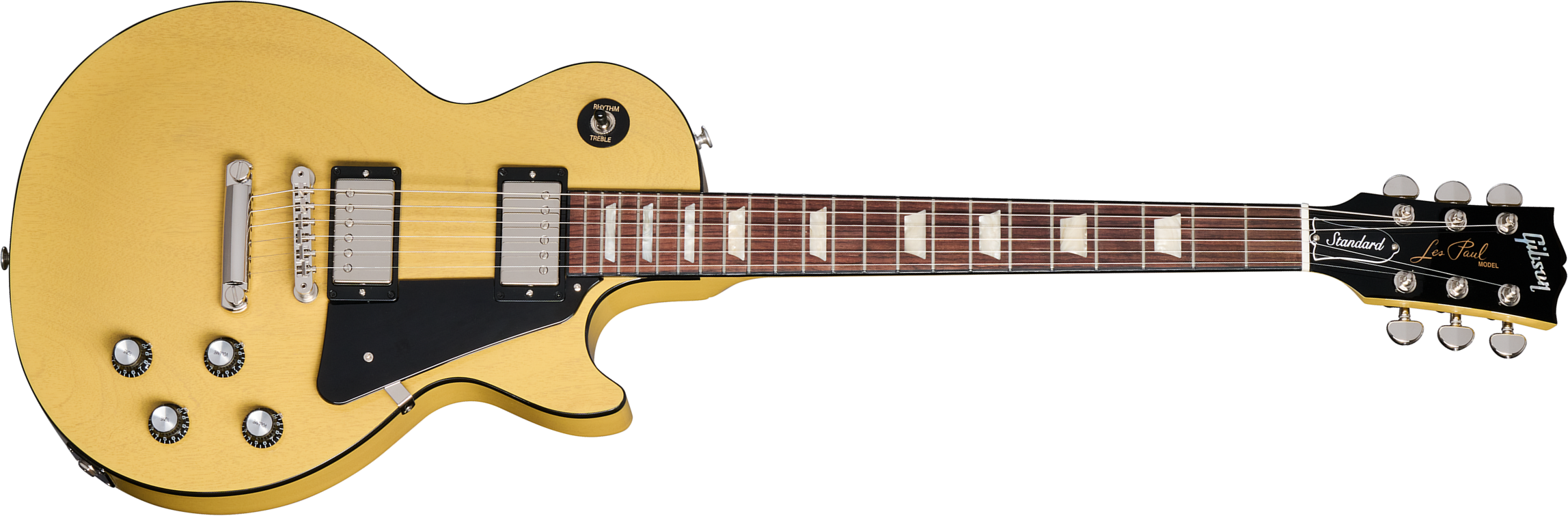 Gibson Les Paul Standard 60s Mahogany Top 2h Ht Rw - Tv Yellow - Enkel gesneden elektrische gitaar - Main picture