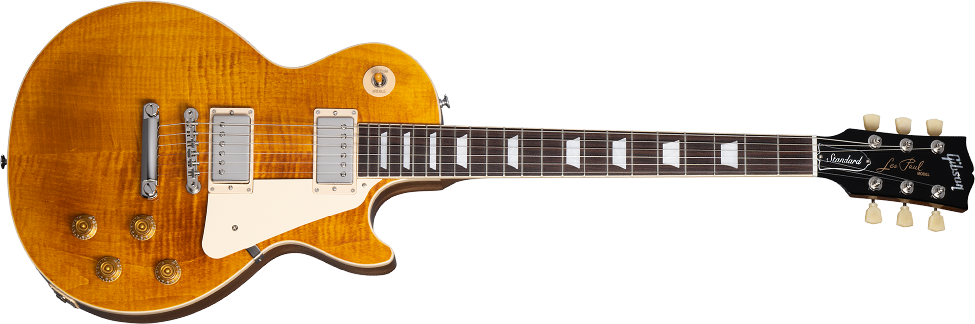 Gibson Les Paul Standard Custom Color Original Usa 2h Ht Rw - Honey Amber - Single cut gitaar - Main picture