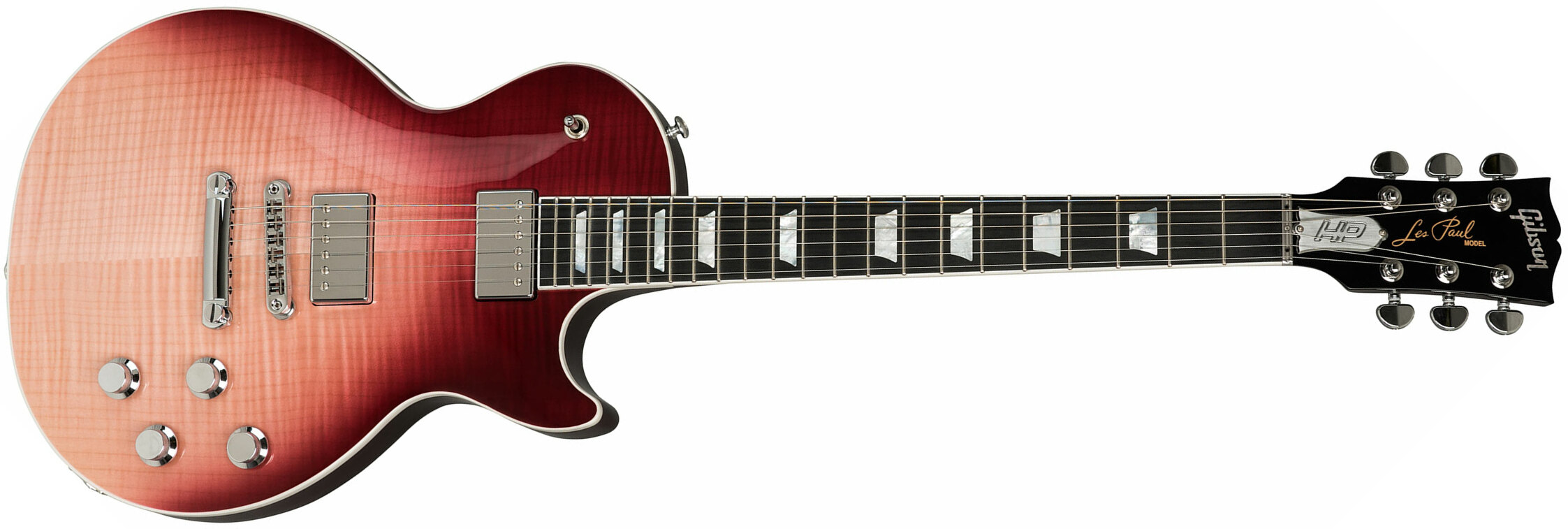 Gibson Les Paul Standard Hp-ii 2018 2h Ht Ric - Hot Pink Fade - Enkel gesneden elektrische gitaar - Main picture