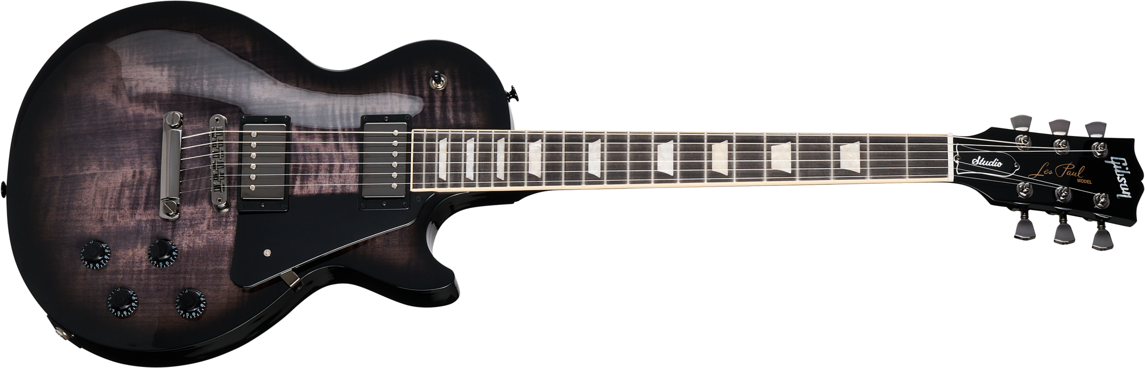 Gibson Les Paul Studio Session 2h Ht Eb - Translucent Ebony Burst - Enkel gesneden elektrische gitaar - Main picture