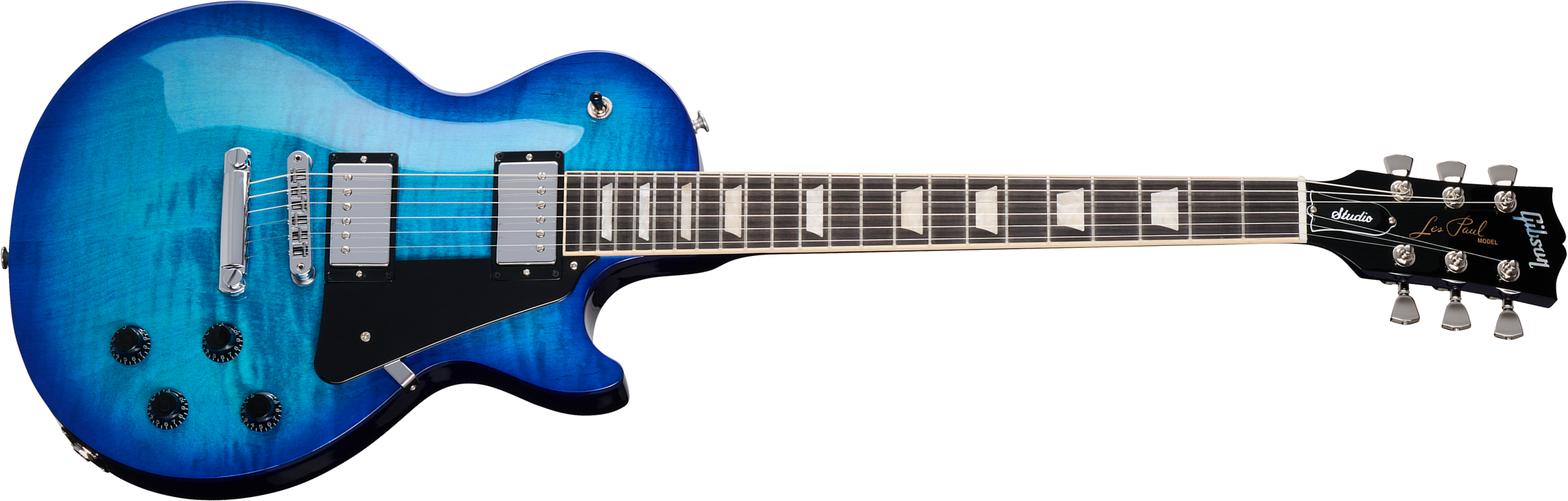 Gibson Les Paul Studio Session 2h Ht Eb - Cobalt Burst - Enkel gesneden elektrische gitaar - Main picture