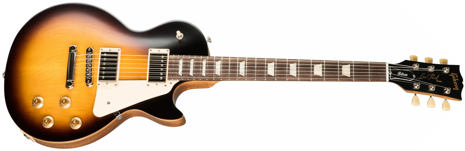Gibson Les Paul Tribute Modern 2h Ht Rw - Satin Tobacco Burst - Enkel gesneden elektrische gitaar - Main picture