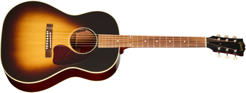 Gibson Lg2 50s Original (baggs Hifi Dna) Concert Epicea Acajou Rw - Vintage Sunburst - Folk gitaar - Main picture