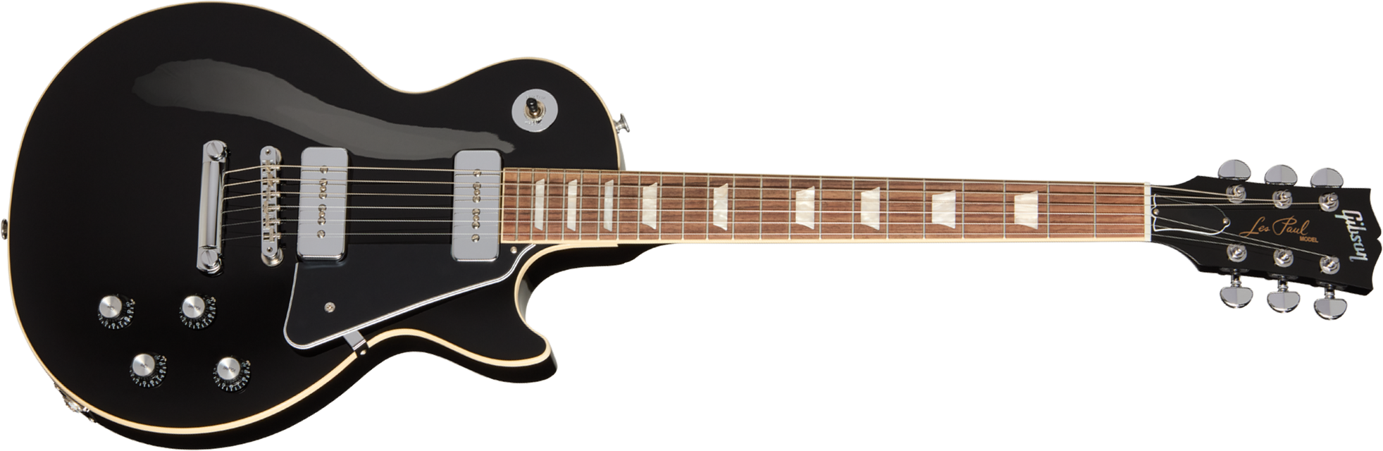 Gibson Noel Gallagher Les Paul Standard Signature 2h Ht Rw - Ebony - Kenmerkende elektrische gitaar - Main picture