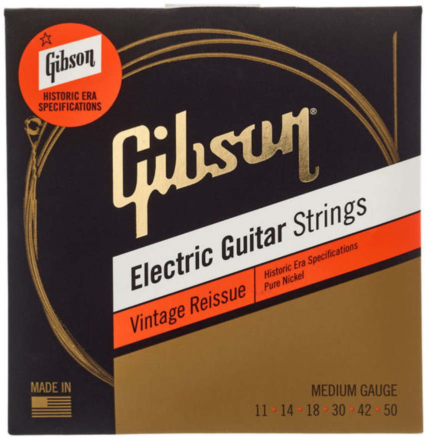 Gibson Seg-hvr11 Vintage Reissue Pure Nickel Electric Guitar 11-50 - Elektrische gitaarsnaren - Main picture