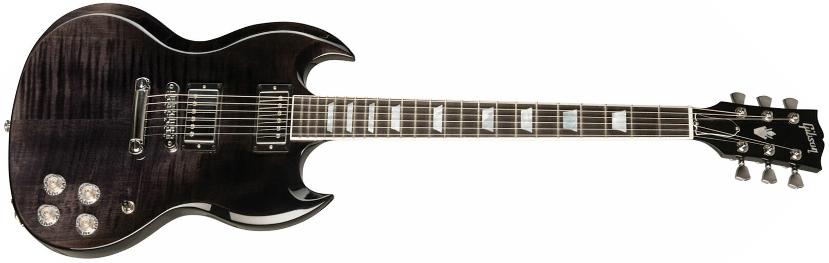 Gibson Sg Modern Modern 2h Ht Eb - Trans Black Fade - Guitarra eléctrica de doble corte. - Main picture
